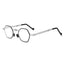 Metal Foldable Reading Glasses Men Round Polygon Frame Computer Magnifier with Case Presbyopia Eyeglasses Diopter+1.0/1.5/4.0