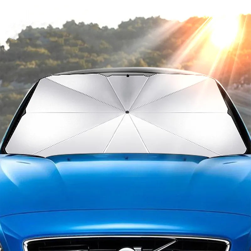 Car Sunshade Umbrella Car Sun Shade Protector Parasol Summer Sun Interior Windshield Protection Accessories For Auto Shading