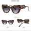 Vintage Rectangle Sunglasses Women Fashion Hollowed Legs Gradient Sun Glasses Eyewear Brand Design Candy Color Shades