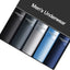 Pack of 4  Men Boxer Shorts Men Underwear Silk Mesh