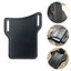 Portable Men Phone Waist Bag Waterproof Leather Cellphone Bag Belt Waist Bag Purse Phone Wallet Outdoor Sports Male Hiking Bags