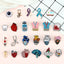 30 Styles Medical Enamel Brooch Syring Heart Stethoscope Pins for Nurse Doctor Cartoon Lovely Backpack Lapel Badge Jewelry Gifts