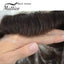 12" Long Hair Men's Toupee Male Hair Prosthesis Swiss Lace Front Natural Hairline Hairpieces Long Q6 Toupee Lace PU Base System