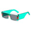 New Cat Eye Rectangle Vintage Sunglasses Woman Brand Designer Retro Points Clear Green Sun Glasses Female Lady Eyeglass