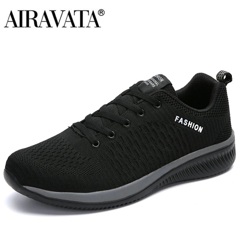 Men Women Knit Sneakers Breathable Athletic Running Walking Gym Shoes