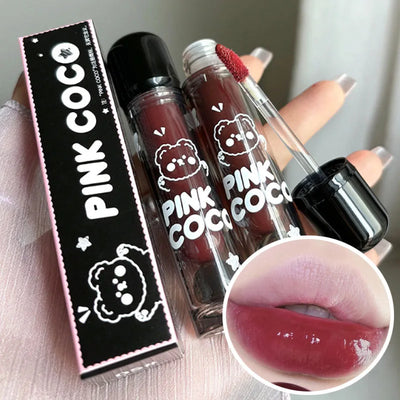 Moisturizing Jelly Mirror Lip Gloss Water-light Black Tea Liquid Lipstick Lasting Lip Plumper Lip Tint Makeup Korean Cosmetics