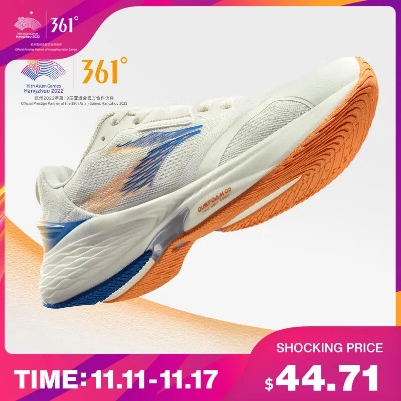 361 Degrees AirWing 2.0 SS Men Running Sports Shoes Soft Elastic Lightweight Shock-Absorbing Non-Slip Breathable Male 672312207