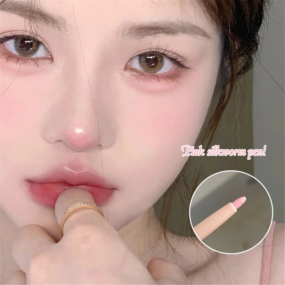 Glitter Eyeshadow Pen Pearlescent Matte Diamond Eyeliner Pen Waterproof Highlight Brighten Silkworm Makeup Pencil Shiny Eyelids