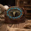 Western Cowboy PU Leather Belt - Men Waist Strap Bull Decoration Floral Engraved for Jeans