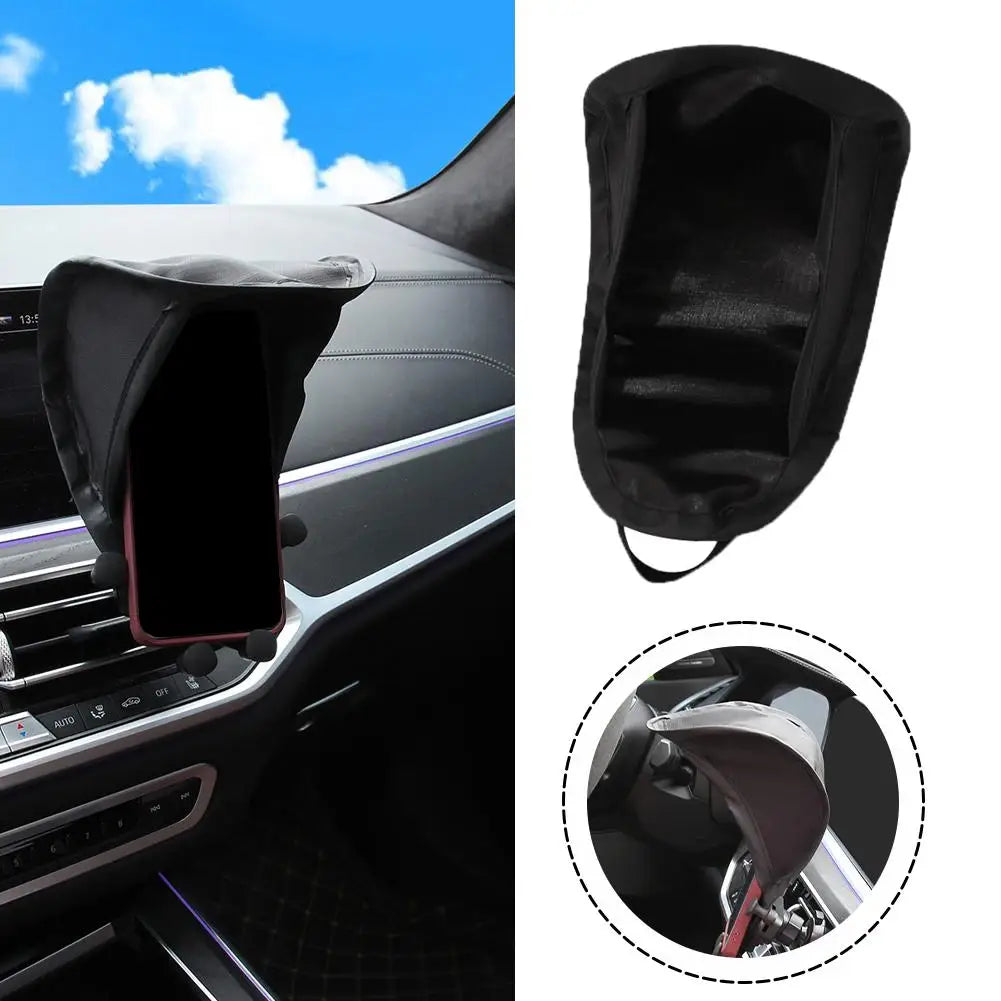 1pc Car Cell Phone Sunscreen Sunshield Phone Umbrella Sun Shade For Motorcycle Bike Car Anti-scald Car Accessories I4A6