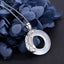 Classic Retro Round Pendant Couple Necklaces For Women Men Ethnic Vintage Resin Fake Jade Pendant Necklaces Fashion Jewelry