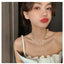 Korea New Design Fashion Jewelry Natural Freshwater Pearl Hand Winding Necklace Elegant Women Party Accessories