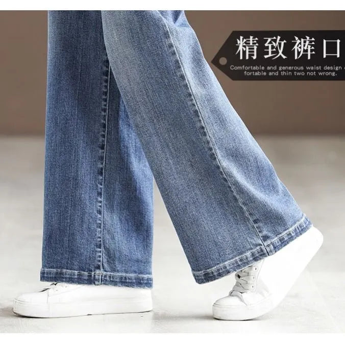 Jeans Baggy for Women High Waist Korean Streetwear Women's Pants Free Shipping Woman Y2k Fashion 2023 Trend Mom Winter Clothes