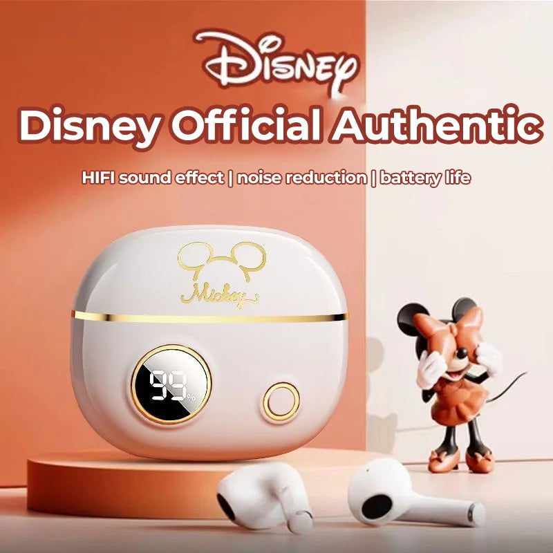 Disney M2 Princess Cartoon Bluetooth Earbuds Quick Charging Voice Assistant Integration High-Quality Sound Noise Cancellation