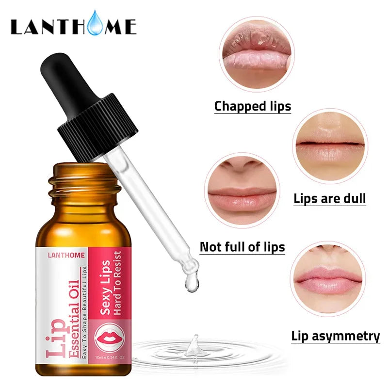 Instant Lip Plumper Serum Lip Plumping Oil Long Lasting Moisturizing Essence Removal Dead Skin Reduce Fine Lines Gloss Lip Care