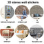 30x30cm 3D Self Adhesive Tile Wall Sticker Home Decor PVC Sticker Kitchen Cabinet Bathroom Wallpaper Waterproof Wallpaper