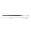 Lucky-Girls 2pc Fine Eyeliner Brush Liquid Gel Eyeliner Makeup Brush Precision Thin Long Eyeliner Brush Professional Liner Brush