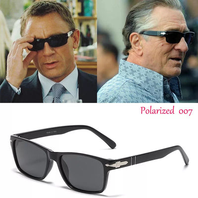 2021 NEW Classic Vintage Fashion 649 Square Style Polarized Sunglasses Men Driving Brand Design Sun Glasses  soleil homme  650