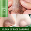 Deep Cleansing Mud Film Control Oil Shrink Pores Gentle Remove Blackheads Green Tea Cleansing Stick Skin-Friendly Treatment