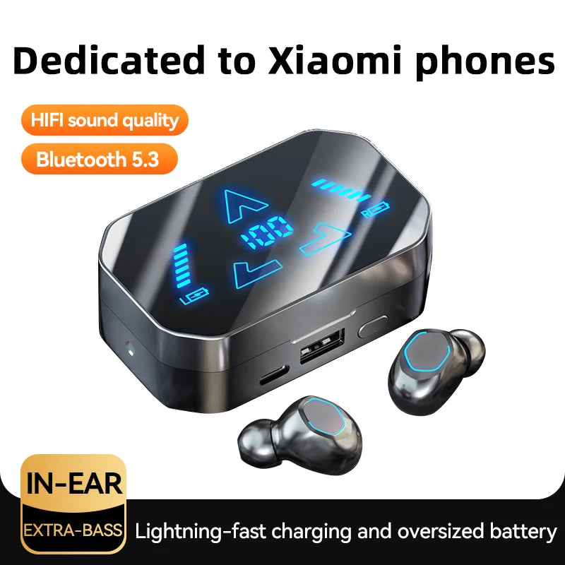 2024 brand-new noise-reducing headset Bluetooth headset is suitable for Xiaomi mobile phone 15pro 14utrla call wireless headset.