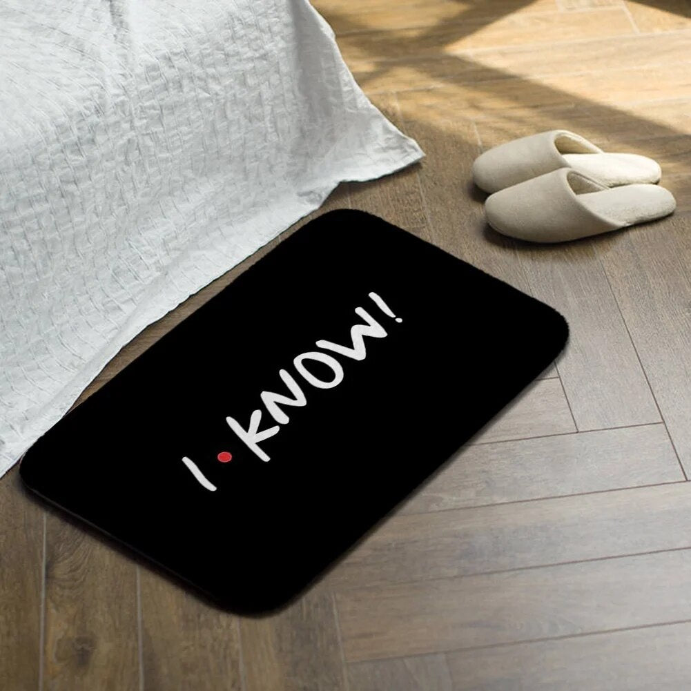 Black Entrance Door Mat