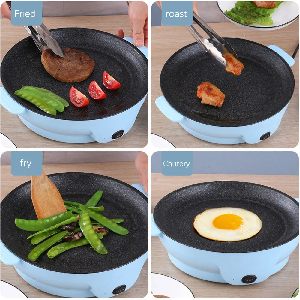 220V Multifunction Electric Frying Pan Non-Stick