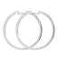 1.2cttw Full Moissanite Hoop Earrings for Women 100% 925 Sterling Silver 18k Plated Sparkling Wedding Birthday Gift Fine Jewelry