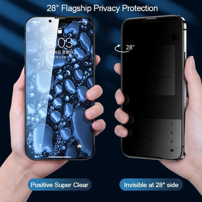 2PCS One Click Installation Tempered Glass For iPhone 11 12 13 14 15 Pro Max Glass Screen Protector For iPhone X XR Mini Glass