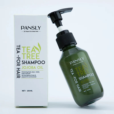 Acid Shampoo Improves Scalp Health Strengthens Hair Helps Hair Regeneration Pansly Tea Tree Shampoo Jojoba Oil Removing Dandruff