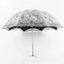 Luxury Flower Sun Umbrella Women Dual Folding Double Layer Lace Embroidery Clear Windfroof Rain Umbrella for Wedding Gifts