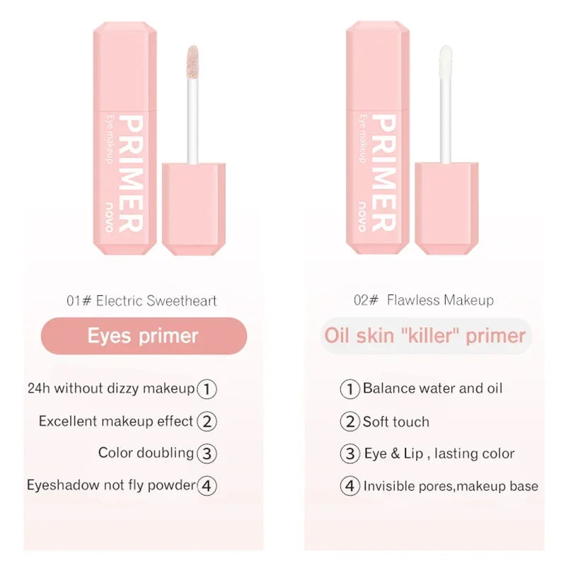 Makeup Eyeshadow Primer Waterproof Oil Control Brighten Base Concealer Cream 2 Color Natural Moisturizng Face Makeup Eye Primer