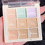 9color Concealer Palette Correct Skin Tone Cream Cover Acne Dark Circle 9Color Corrector Matte Brighten Contouring Facial Makeup