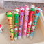 Sanrio Christmas Cute Ten-color Ballpoint Pens with Kuromi Kitty Melody Cap Students' 10-color Handbook Pens Christmas Gifts