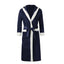 Men Winter Warm Hooded Flannel Bathrobe Plus Size Extra Long Bath Robe Thick Coral Fleece Dressing Gown Hooded Men Sleepwear