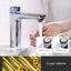 Intelligence Temperature Digital Display Faucet Bathroom LED Solid Brass Faucets Cold&Hot Water Mixer Tap