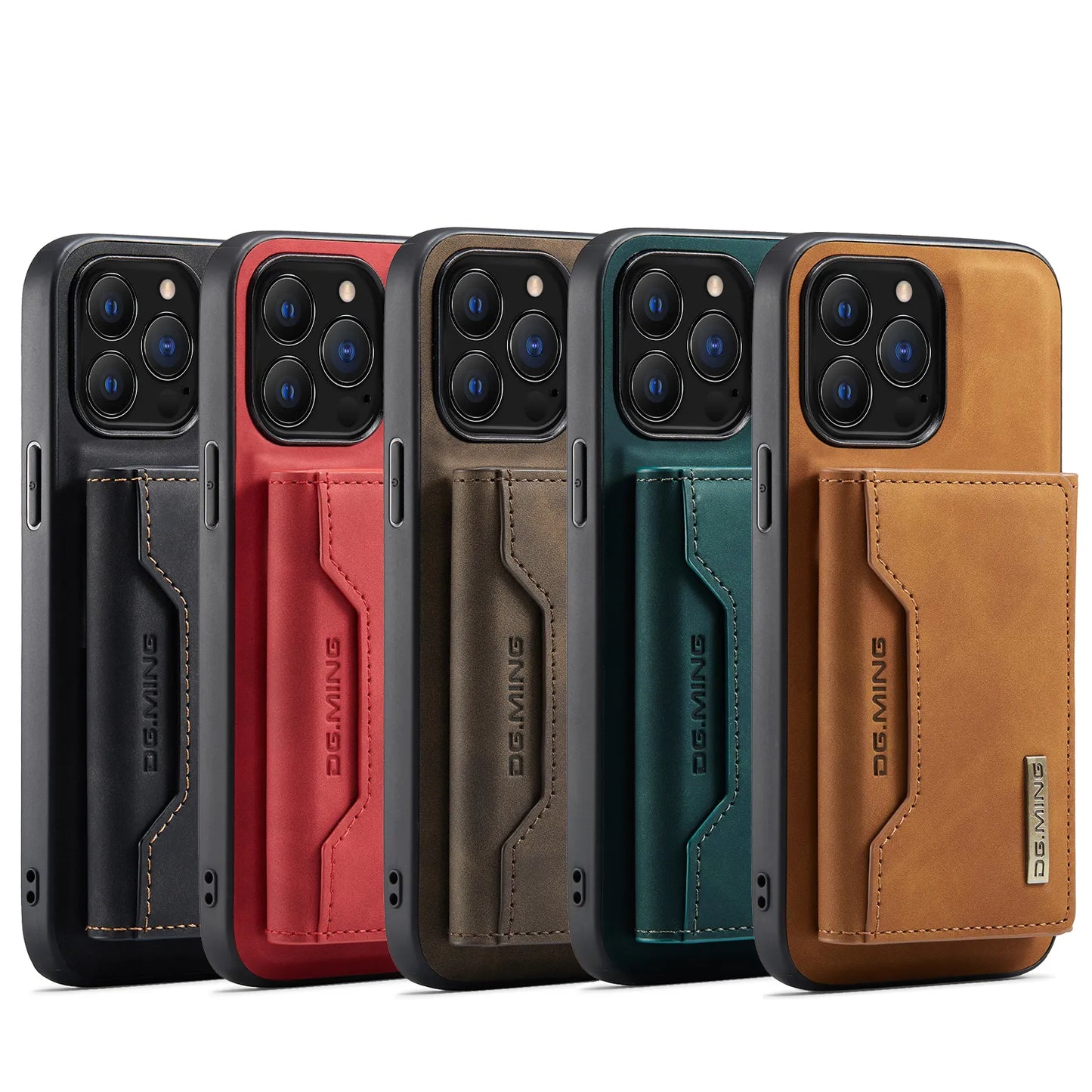 2 In 1 Detachable Magnetic Leather Case for IPhone 14 Pro Max 15 13 12 11 Xs XR 7 8 Plus Se2020 Wallet Cover Cards Holder Pocket