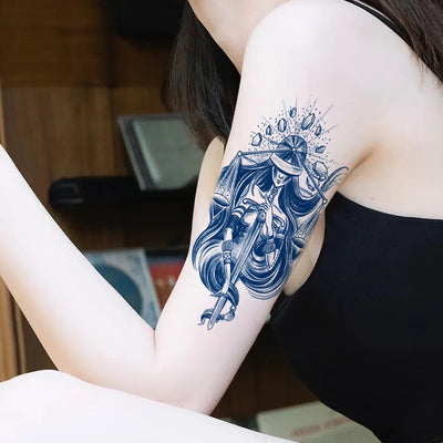 Waterproof Tattoo Sticker Personalised Animal Tattoo Lasting 15 Days Juice Tattoo Arm Calf Sticker