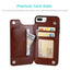 Leather Retro Card Holder Flip Cover for iPhone 11 12 13 14 15 Pro Max Mini Wallet Case XR X XS Max 8 7 6S Plus 5S SE 2022 2020