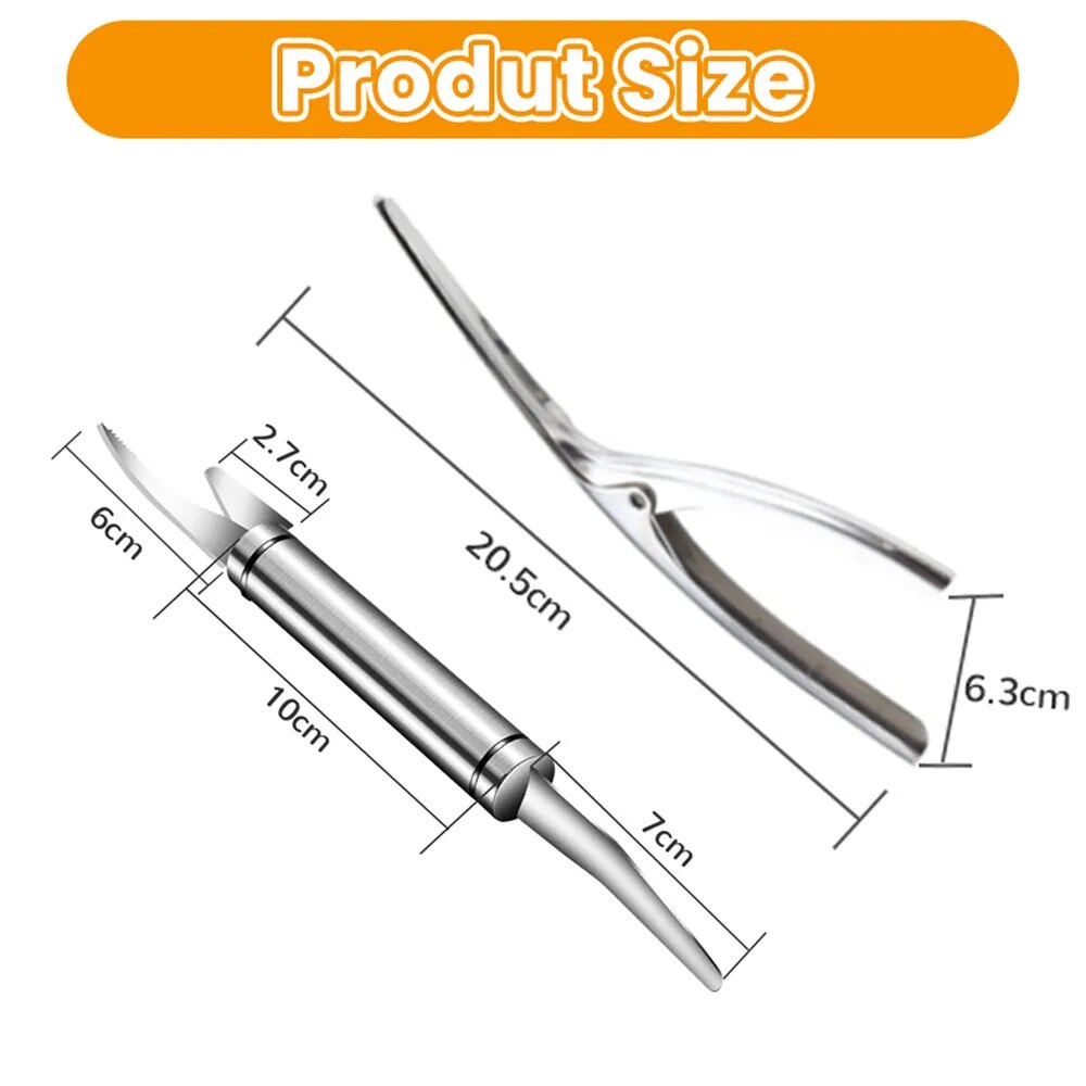 Stainless Steel 6 In 1 Fish Knife