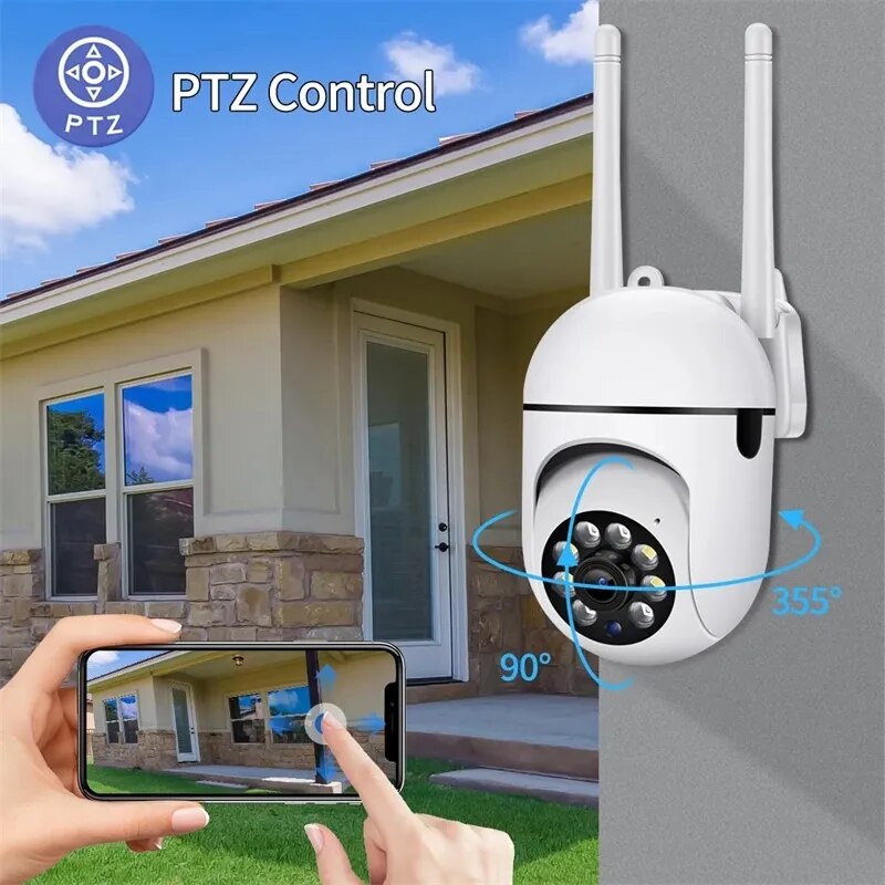 Outdoor 5MP Surveillance Camera CCTV IP Wifi Camera Waterproof External Security Protection Wireless Home Monitor Motion Trcking