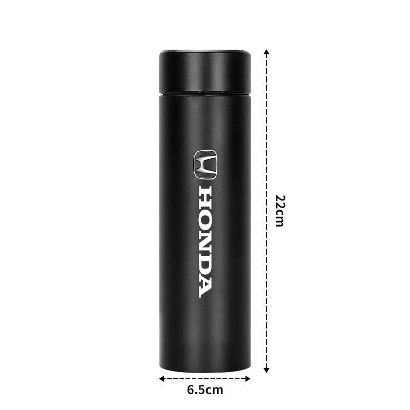 Car Smart Thermos Bottle With Temperature Display Coffee Cup For Honda Civic Odyssey HR-V City Accord Jazz Car Accessories