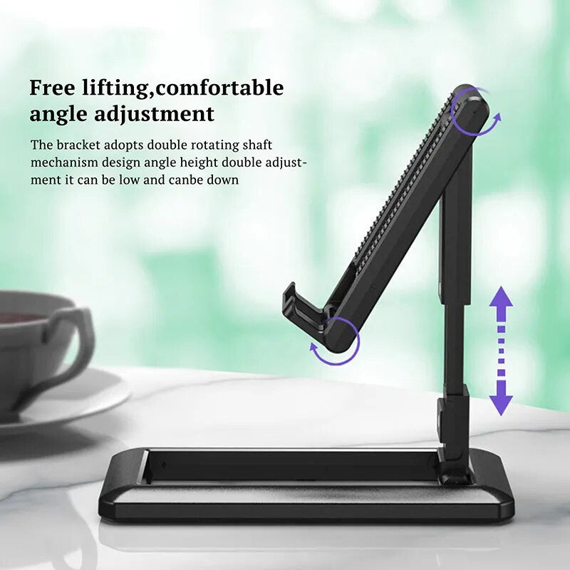 Portable Mobile Phone Stand Foldable Mobile Phone Stand Scalable Mobile Phone Holder  Phone Holder Desktop Bracket