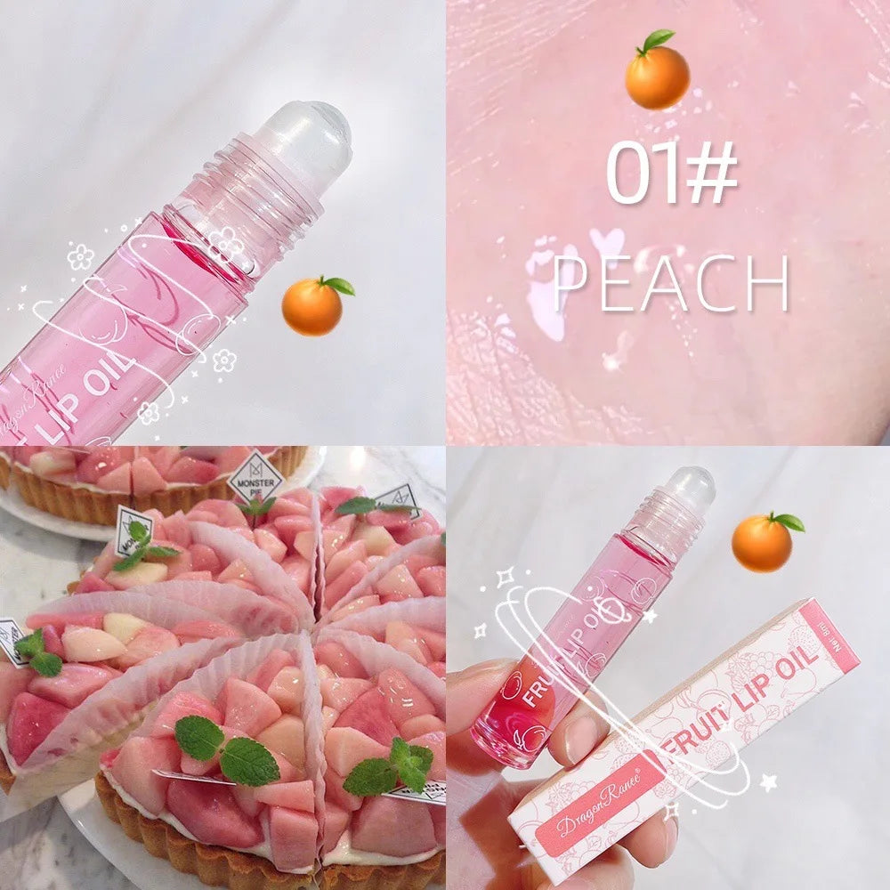 1PC Transparent Lip Gloss Clear Oil New Lip Glaze Velvet Matte Air Sexy Cute Fruit Lip Balm Liquid Moisturizing Plumper