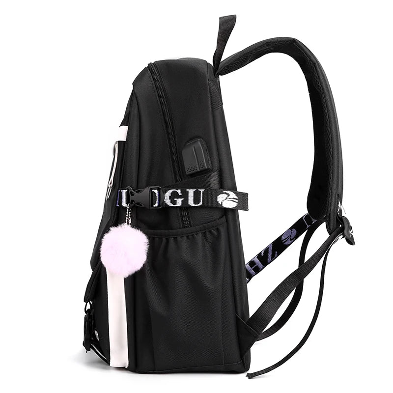 Anime Naruto Backpack for Girl Boy Teenager Schoolbag Student Back To School Rucksack Women Mochilas Escolar Cartoon Leisure Bag