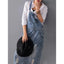 Women Denim Dresses Suspender Sleeveless Strap Straight Long Skirts Summer Loose Jumpsuit Overalls Jeans Dresses 2023 Vestidos