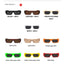 2023 women's hip hop square sunglasses men's designer retro shaddsos glasses UV protection UV400