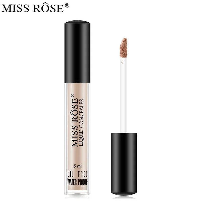 Miss Rose Moisturizing Oil Control Durable Foundation Cream Waterproof Face Makeup Concealer Foundation Solution  Primer Makeup