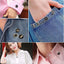 10Pcs Free Sewing Pearl Rhinestone Button Brooch Prevent Accidental Exposure Buttons Brooches Pins Badge Cufflinks Shirt Button