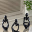 Nordic Light Luxury Style Abstract Figure Home Decoration