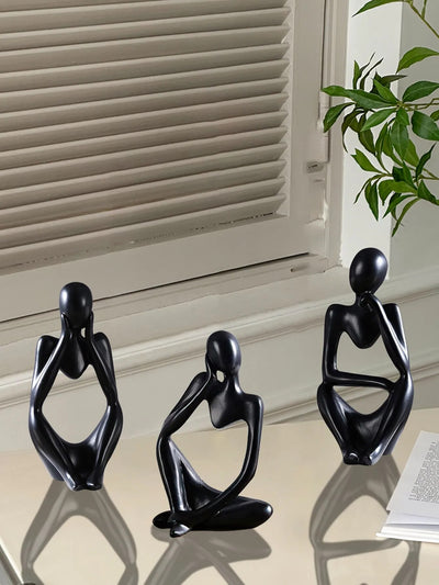 Nordic Light Luxury Style Abstract Figure Home Decoration